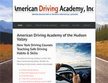 Tablet Screenshot of americandrivingacademy.us